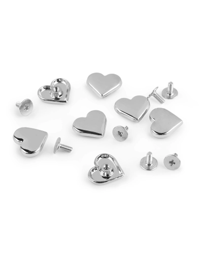 Sedlársky nit skrutkovací srdce 15x14 mm - 7 pár | Mimib