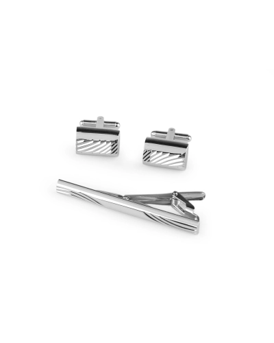 Manžetové gombíky a viazanková spona v darčekovej krabičke - 1 krab. | Mimib