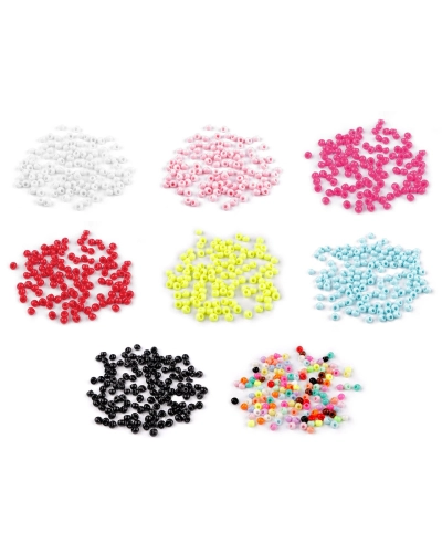 Plastové koráliky kvapky 4,7x5,3 mm - 10 g | Mimib