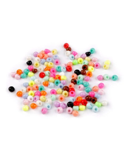 Plastové koráliky kvapky 4,7x5,3 mm - 10 g | Mimib