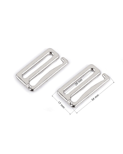 Háčik na plavky a spodnú bielizeň šírka 28 mm - 2 ks | Mimib