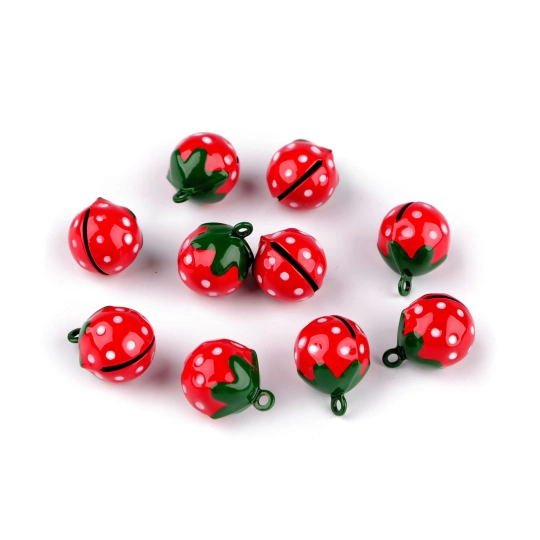 Rolničky jahoda Ø17 mm - 2 ks | Mimib