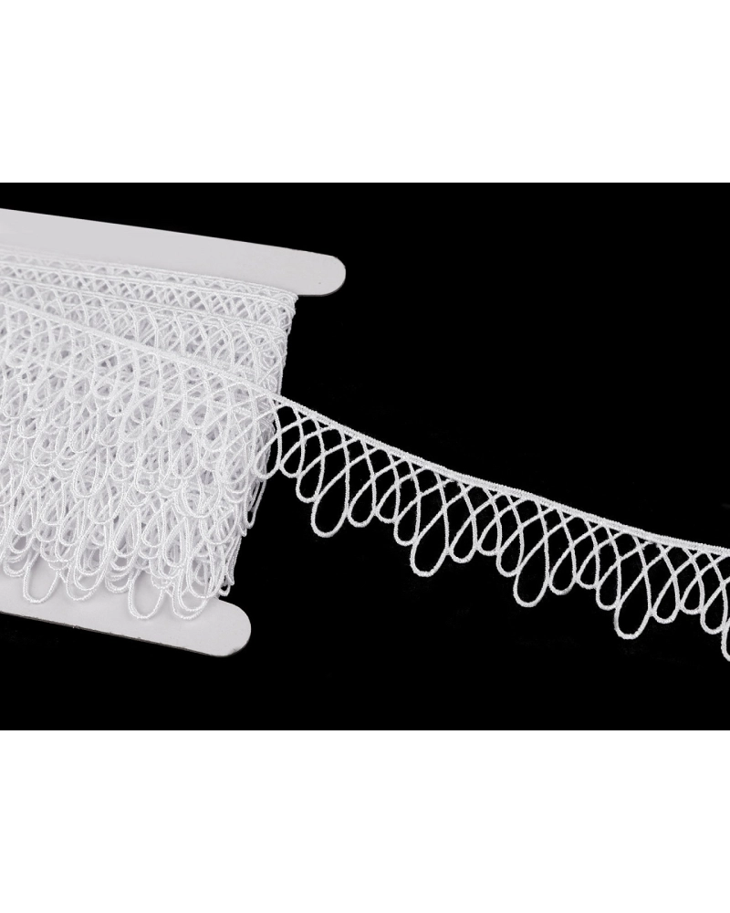 Vzdušná čipka šírka 30 mm minimalistická - 13.5 m | Mimib