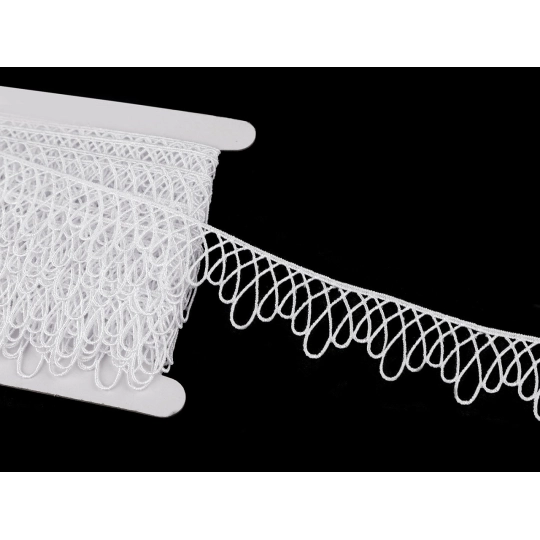 Vzdušná čipka šírka 30 mm minimalistická - 13.5 m | Mimib