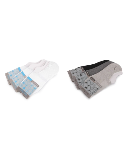 Bavlnené ponožky do tenisiek Emi Ross unisex - 3 pár | Mimib