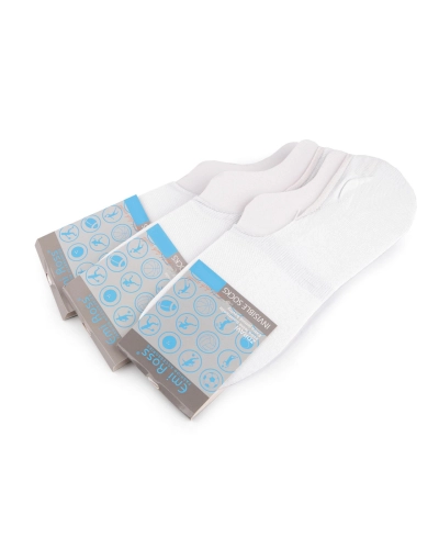 Bavlnené ponožky do tenisiek Emi Ross unisex - 3 pár | Mimib
