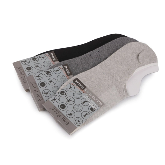 Bavlnené ponožky do tenisiek Emi Ross unisex - 3 pár | Mimib