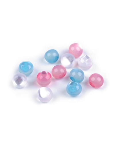 Perla na našitie / gombík mačacie oko Ø10 mm - 10 ks | Mimib