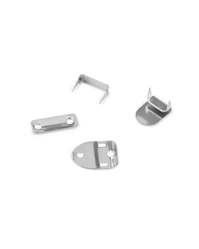 Nohavicový háčik / zapínanie, štvordielny z nerezovej ocele - 5 ks | Mimib