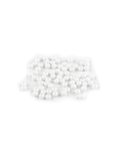 Plastové korálky Ø6 mm - 10 g | Mimib