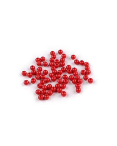 Plastové korálky Ø6 mm - 10 g | Mimib