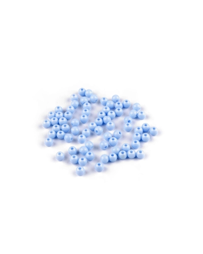 Plastové korálky Ø6 mm - 10 g | Mimib