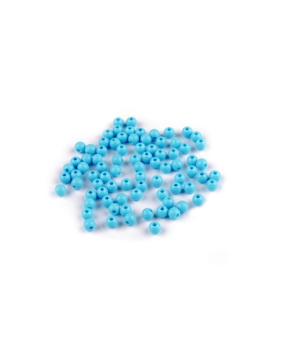 Plastové korálky Ø6 mm - 10 g | Mimib