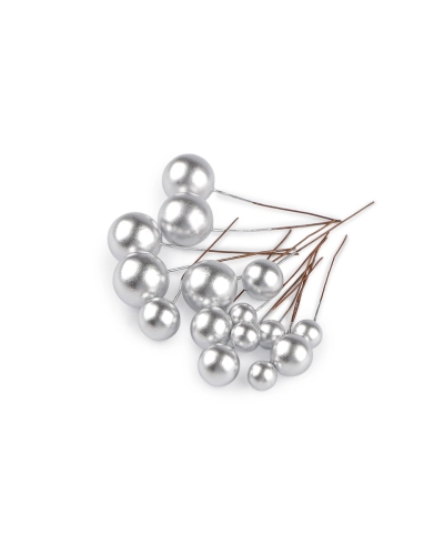 Guličky / bobule na drôtiku - mix veľkostí - 1 sáčok | Mimib