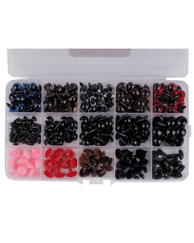 Súprava očí a zamatových ňufákov s poistkou 242 sád - 1 sada | Mimib