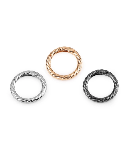 Karabína guľatá ozdobná Ø25 mm - 1 ks | Mimib