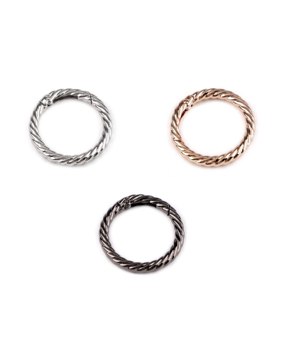 Karabína guľatá ozdobná Ø32 mm - 1 ks | Mimib