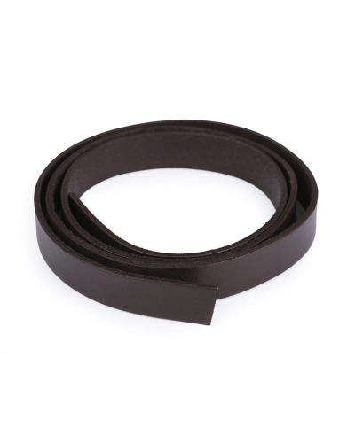 Kožený popruh / ucho na tašky - polotovar šírka 20 mm - 1 ks | Mimib