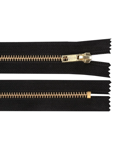 Kovový zips No 5 dĺžka 16 cm (jeansový) - 1 ks | Mimib