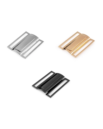 Kovová spona na kabáty, bundy, prievlak 48 mm - 1 pár | Mimib