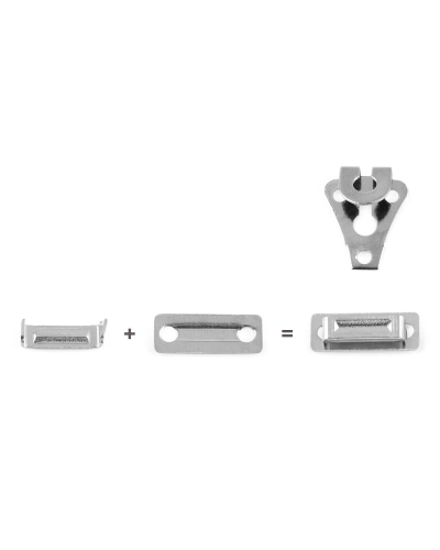 Nohavicový háčik / zapínanie, trojdielny - 5 ks | Mimib