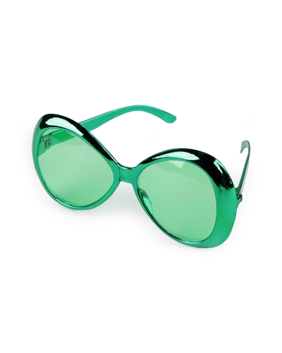 Párty / karnevalové okuliare veľké metalické - 1 ks | Mimib