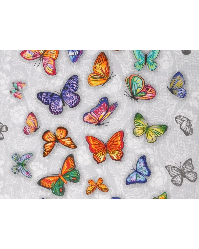 Bavlnené vaflové piké motýľ - 1 m | Mimib