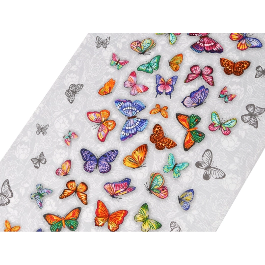 Bavlnené vaflové piké motýľ - 1 m | Mimib