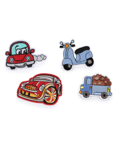 Nažehlovačka autá, skúter - 10 ks | Mimib