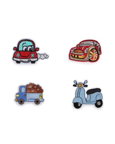 Nažehlovačka autá, skúter - 10 ks | Mimib