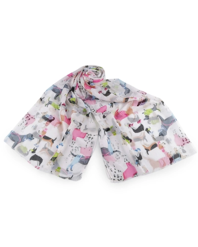 Letná šatka / šál mačky a psy 70x180 cm - 1 ks | Mimib