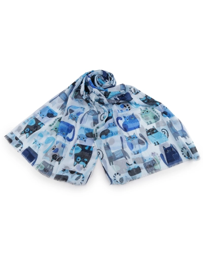 Letná šatka / šál mačky a psy 70x180 cm - 1 ks | Mimib