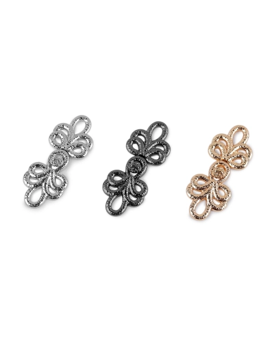 Ozdobné filigránové zapínanie - 1 pár | Mimib