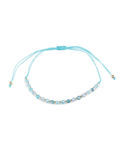 Náramok shamballa brúsené korálky s AB efektom - 1 ks | Mimib