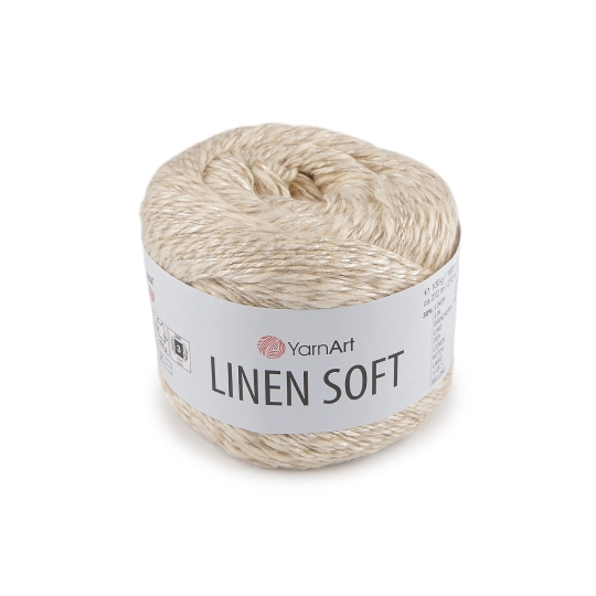 Pletacia priadza Linen Soft 100 g - 1 ks | Mimib