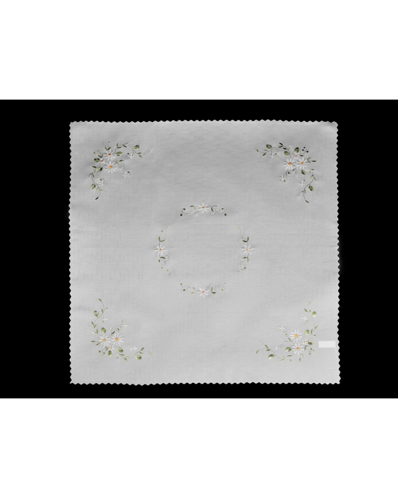 Obrus textilný vyšívaný 86x86 cm - 1 ks | Mimib