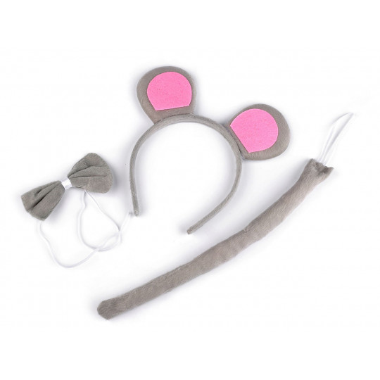 Karnevalová sada - kočka, dalmatin, myška, tygr | Mimib