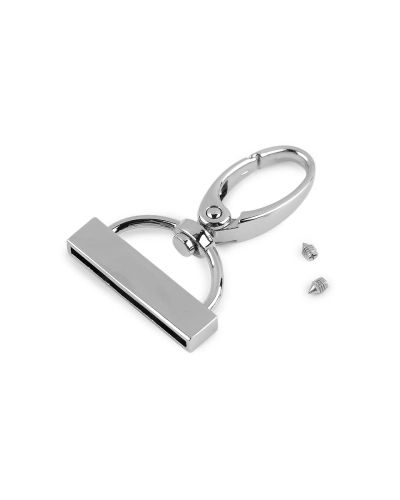 Karabína s koncovkou na popruh šírka 30 mm - 2 ks | Mimib