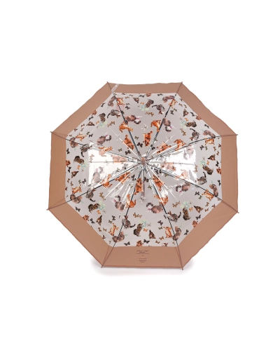 Dámsky / dievčenské priehľadný vystreľovací dáždnik mačky - 1 ks | Mimib