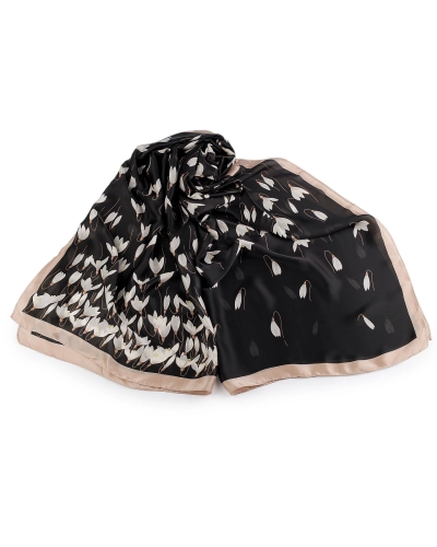 Saténová šatka / šál snežienky 85x185 cm - 1 ks | Mimib