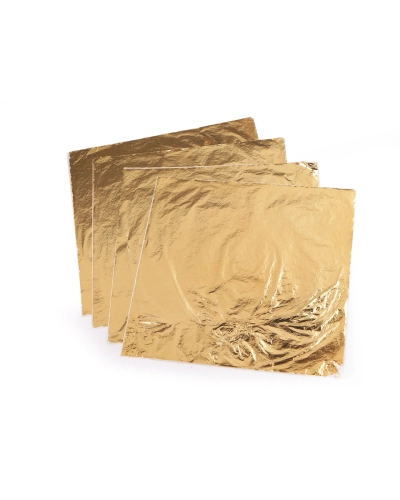 Metalické plátky na zdobenie 14x14 cm - 1 sada | Mimib