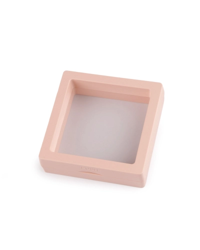 Rámček / krabička s priehľadnou fóliou k originálnemu darčekovému baleniu 7x7 cm - 1 ks | Mimib