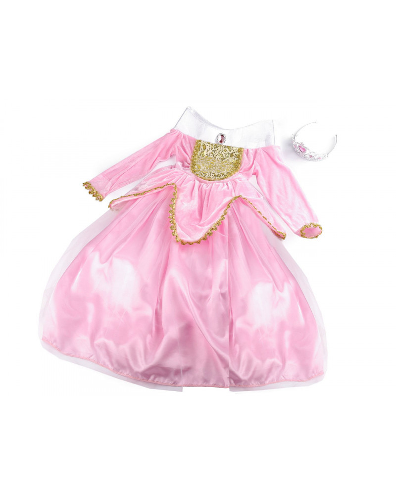 Karnevalový kostým princezna - šaty, čelenka | Mimib