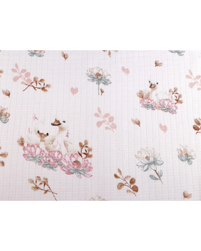 Bavlnená plienkovina / mušelín husi - 1 m | Mimib