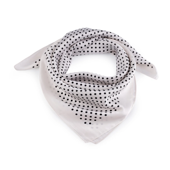 Saténová šatka bodka 65x65 cm - 1 ks | Mimib