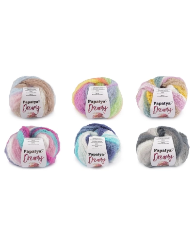 Pletacia priadza Papatya Dreamy 100 g - 1 ks | Mimib