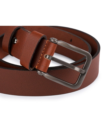 Pánsky kožený opasok z byvolej kože šírka 4 cm - 1 ks | Mimib