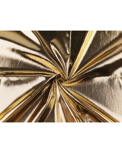 Strečový úplet s metalickým efektom - 1 m | Mimib