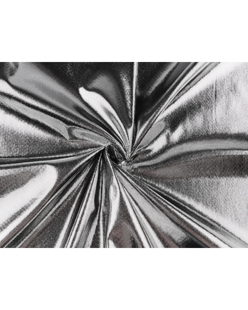 Strečový úplet s metalickým efektom - 1 m | Mimib