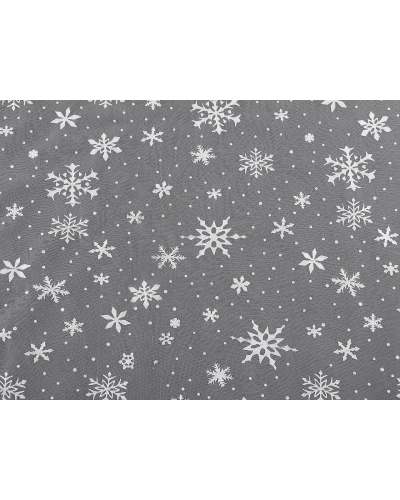 Tyl odevný / dekoračný vianočné vločky - 1 m | Mimib